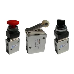 JM SERİSİ 1/4" - 3/2 MEKANİK KONTROLLÜ PNÖMATİK VALFLER